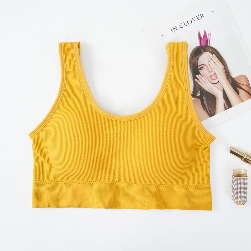 COMFORTABLE TOP - STYLE 2 YELLOW