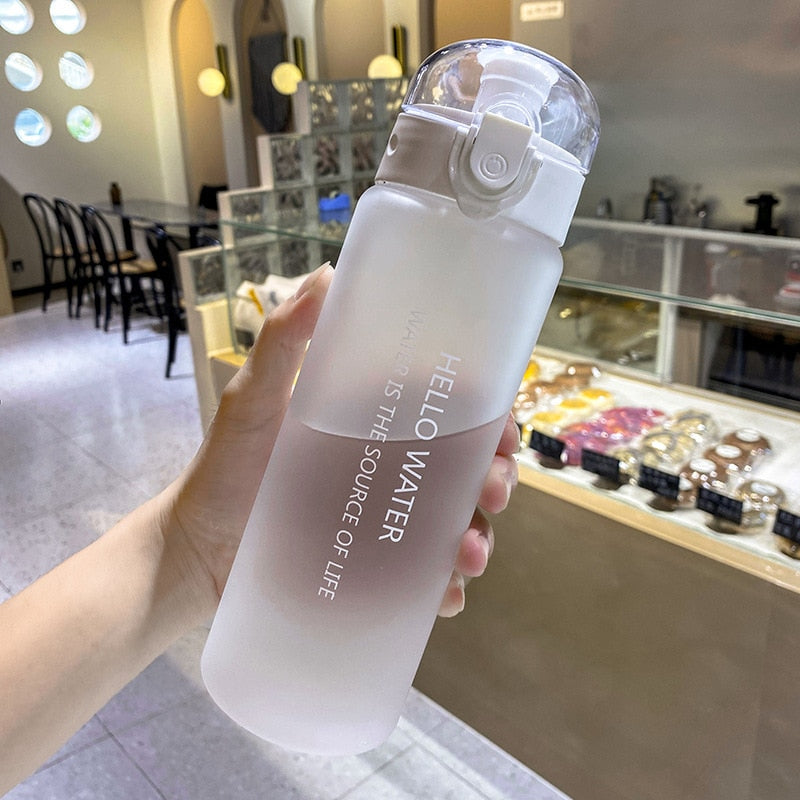 PORTABLE WATER BOTTLE - FROSTED WHITE