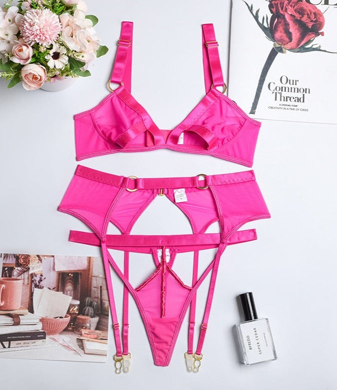 SENSUAL LINGERIE - NEON PINK / S