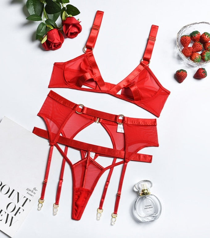 SENSUAL LINGERIE - RED / S