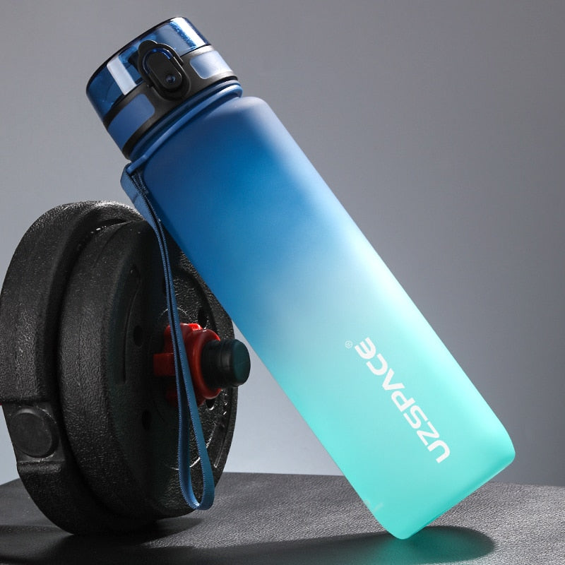 SPORTY WATER BOTTLE - 0.35L / BLUE AND GREEN