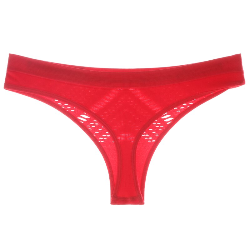 COZY THONGS - RED / S
