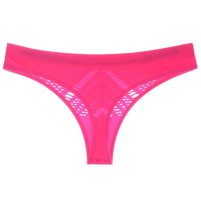 COZY THONGS - ROSE RED / S
