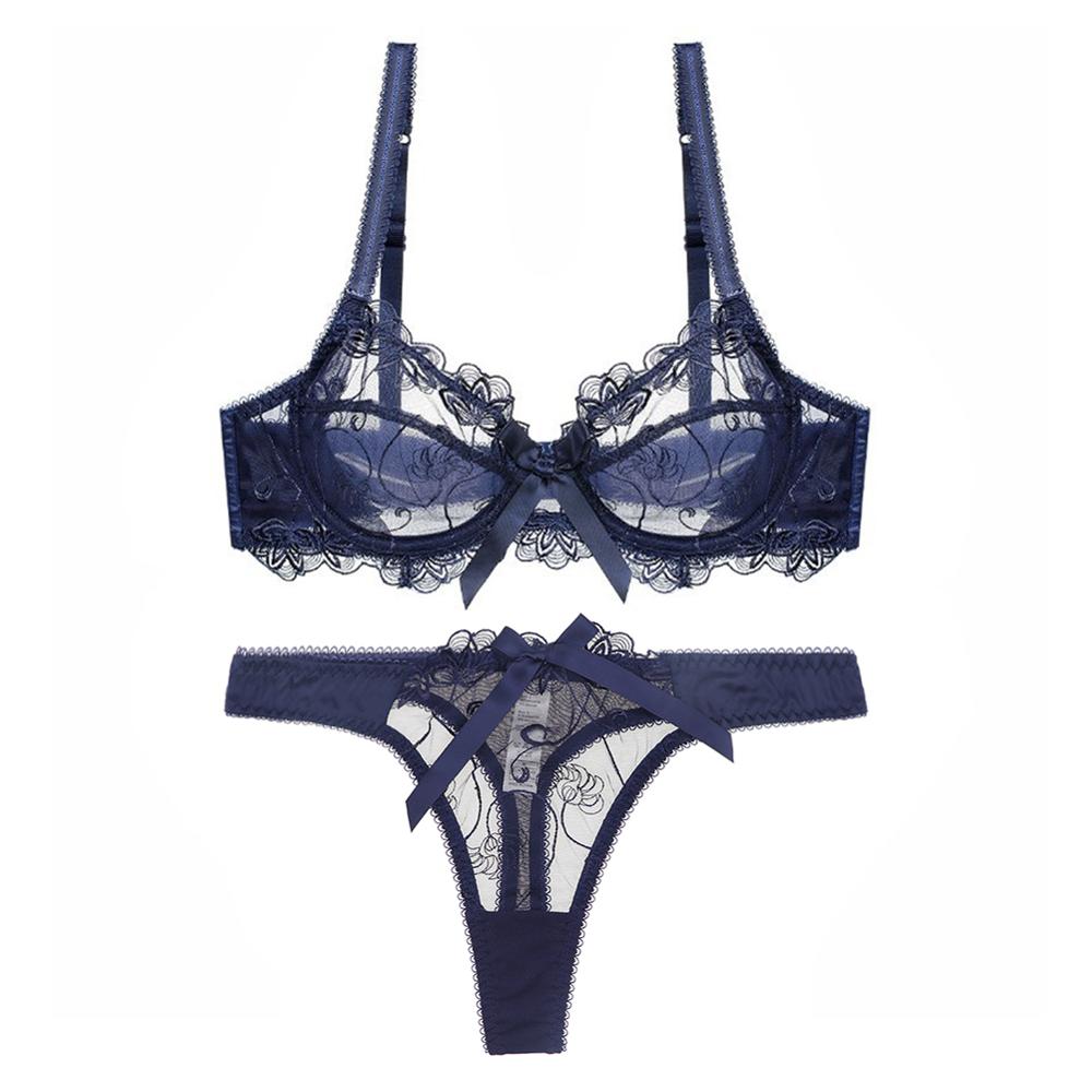 SEXY ULTRA-THIN BREATHABLE SET - BLUE / 70A