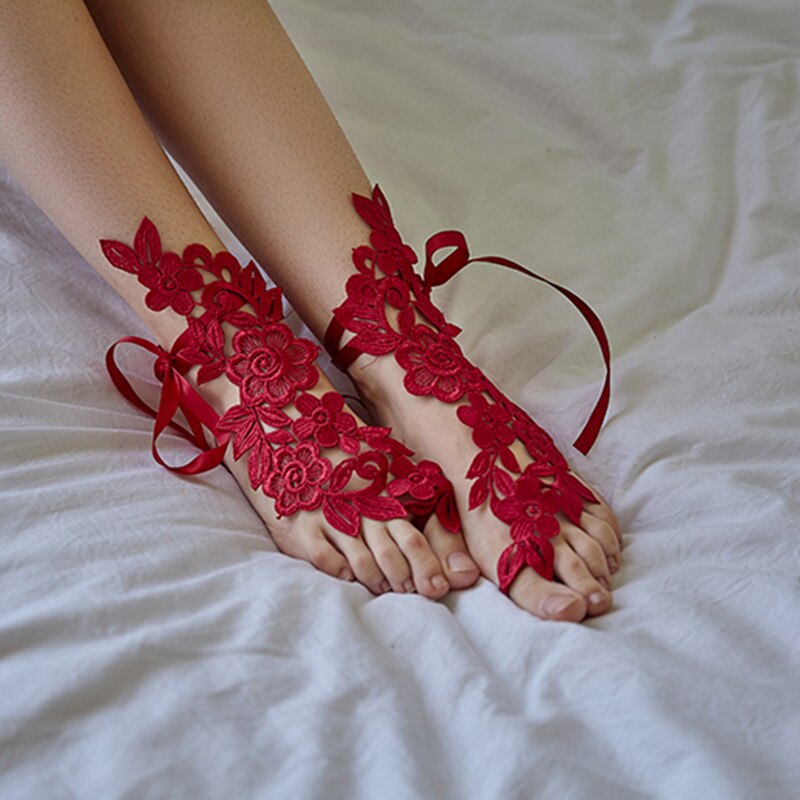 STRAP FOOT COVER - RED